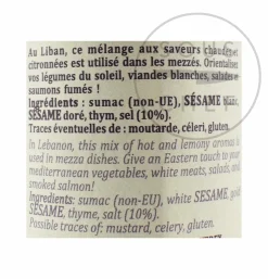 Terre Exotique Ingredients Brands|Middle Eastern Ingredients^Zaatar Seasoning, 70g