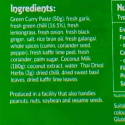 Thai Taste Ingredients Brands|Southeast Asian Ingredients^Thai Green Curry Kit, 233g