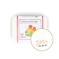 Chocolate Detective Chocolate & Sweets|Ingredients Brands^The 12 Rainbow Lovebird Chocolate Eggs, 150g