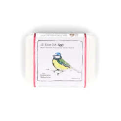Chocolate Detective Ingredients Brands|Chocolate & Sweets^The 12 Blue Tit Chocolate Eggs, 150g