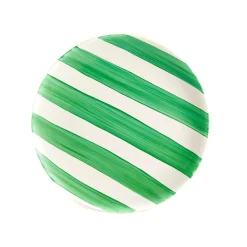 The Platera Tableware Brands|Plates^Green Stripe Porcelain Dinner Plate, 27.5cm