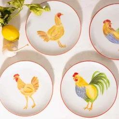 The Platera Plates|Crockery & Dinnerware^Menchu Chicken Porcelain Side Plate, 21cm