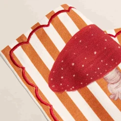 The Platera Tableware Brands^Striped Amanita Mushroom Cotton Placemat