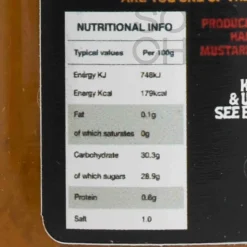 Thiccc Sauce Ingredients Brands|Sauces & Condiments^Carolina Gold Honey Mustard, 150ml