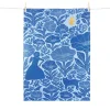 Tissage Moutet Kitchen Textiles & Clothing^Blue Garden Embroidered French Jacquard Tea Towel