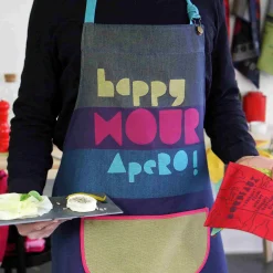 Tissage Moutet Kitchen Textiles & Clothing^Happy Hour French Cotton Apron