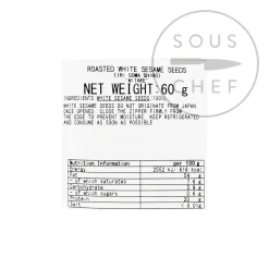 Mitake Ingredients Brands|Korean Ingredients^Toasted White Sesame Seeds, 60g