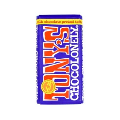 Tony's Chocolonely Ingredients Brands|Chocolate & Sweets^Dark Milk Chocolate, Pretzel & Toffee, 180g