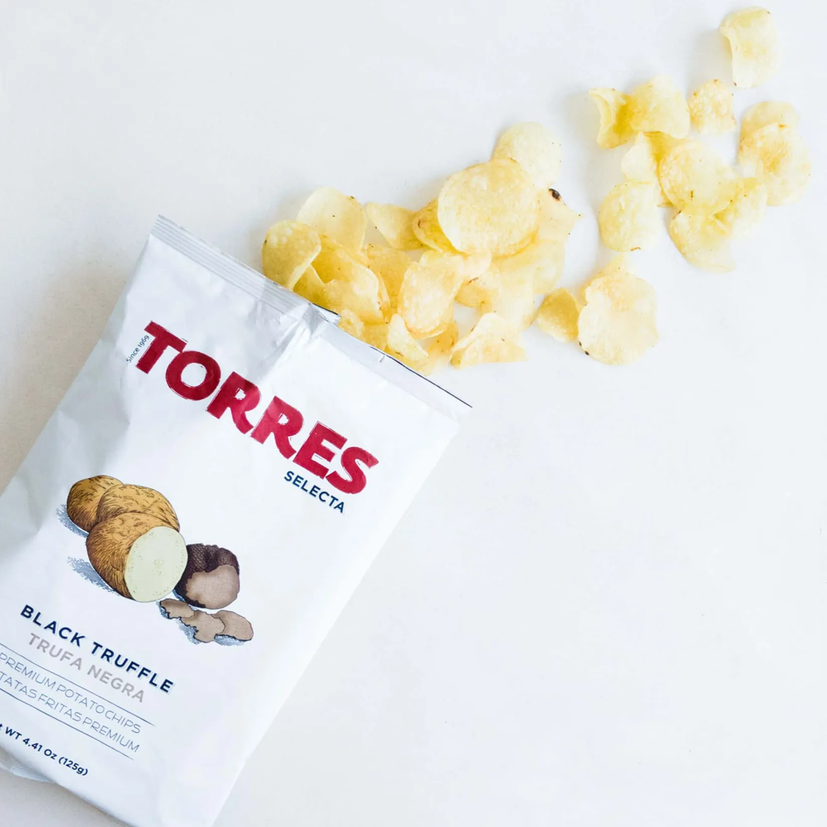 Torres Spanish Ingredients|Snacks^Black Truffle Potato Crisps