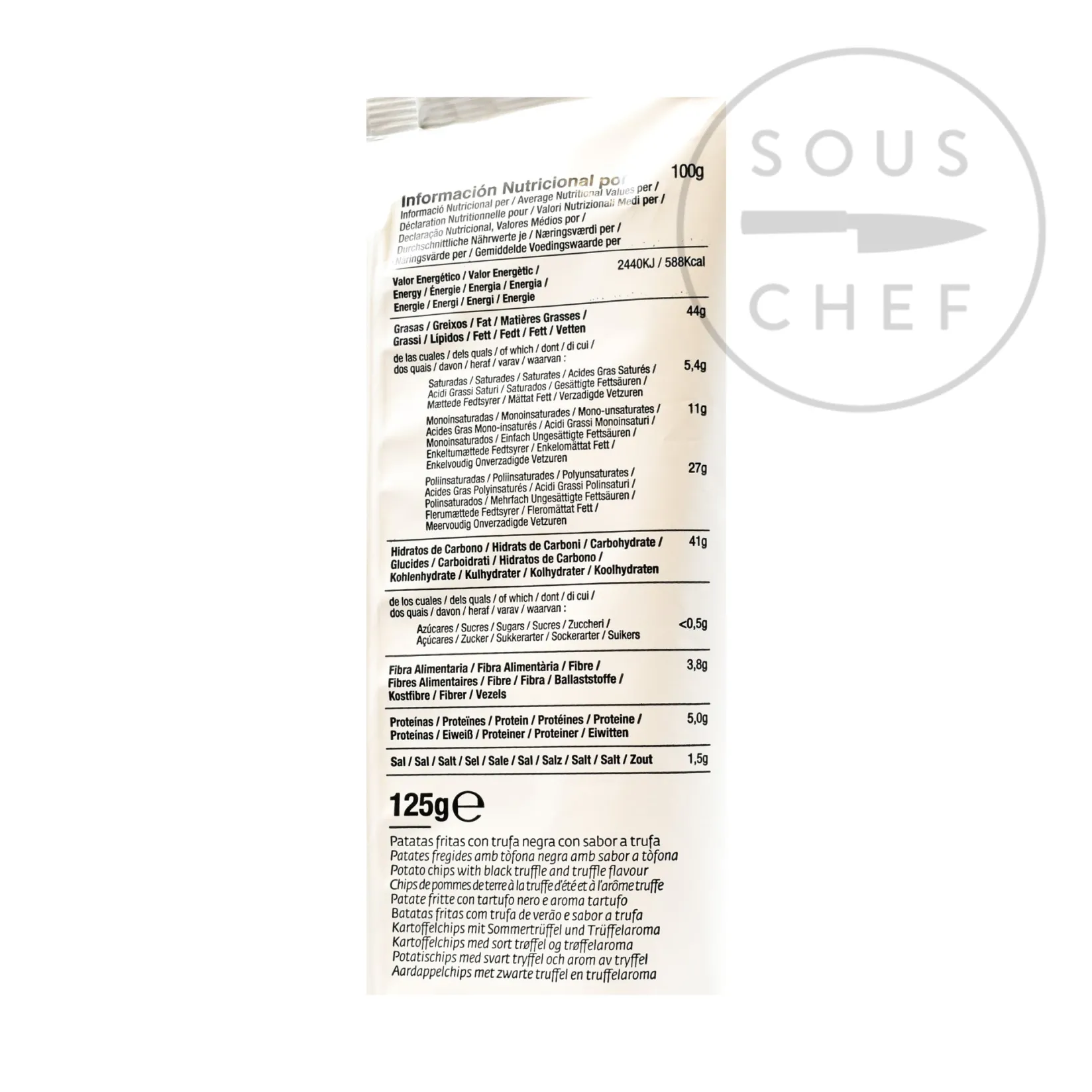 Torres Spanish Ingredients|Snacks^Black Truffle Potato Crisps