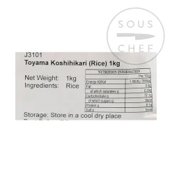 Toyama Japanese Ingredients|Pasta, Rice & Beans^Koshihikari Japanese Grown Rice, 1kg