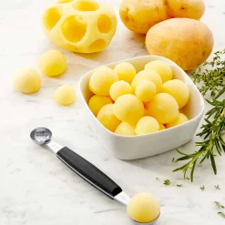 Triangle Kitchen Tools & Utensils^Double Ended Melon Baller, 2.2cm & 3cm