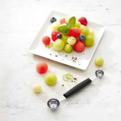 Triangle Kitchen Tools & Utensils^Double Ended Melon Baller, 2.2cm & 3cm