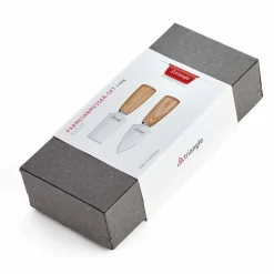 Triangle Kitchen Knives^Set of 2 Parmesan Knives with Ash Wood Handles