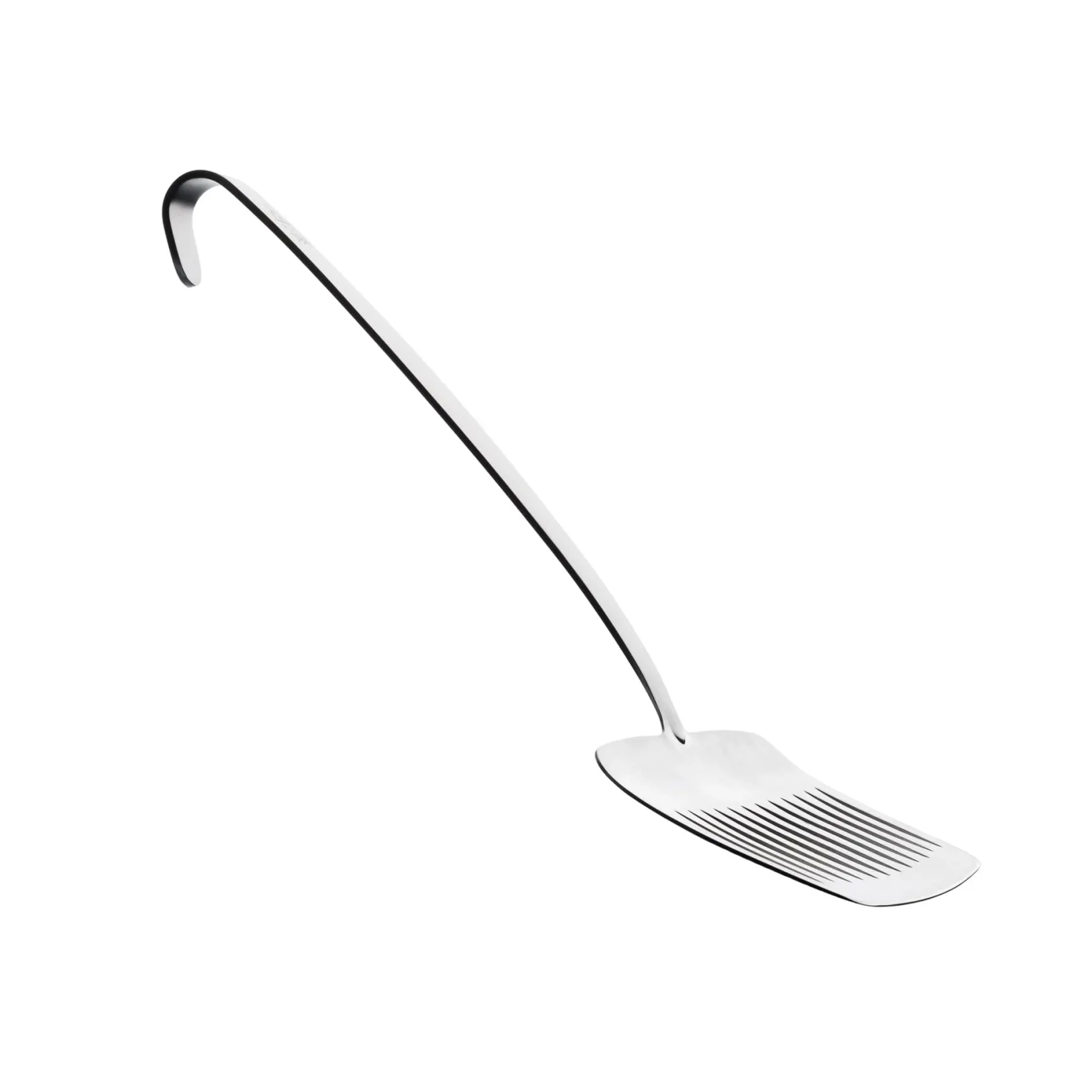 Triangle Kitchen Tools & Utensils^Stainless Steel Fish Slice with Hook Handle