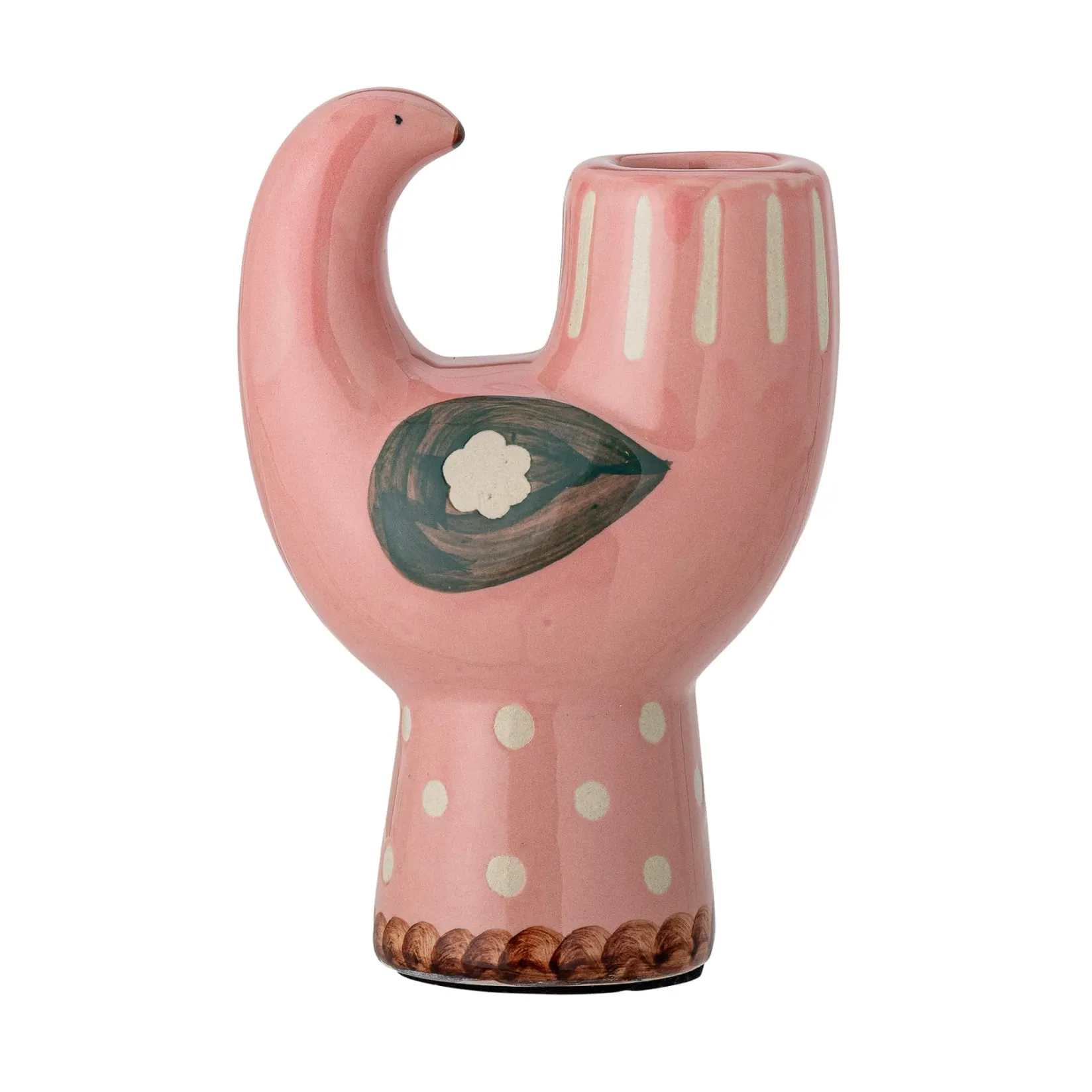 Bloomingville Table Setting|Tableware Brands^Trudy Pink Bird Candle Holder
