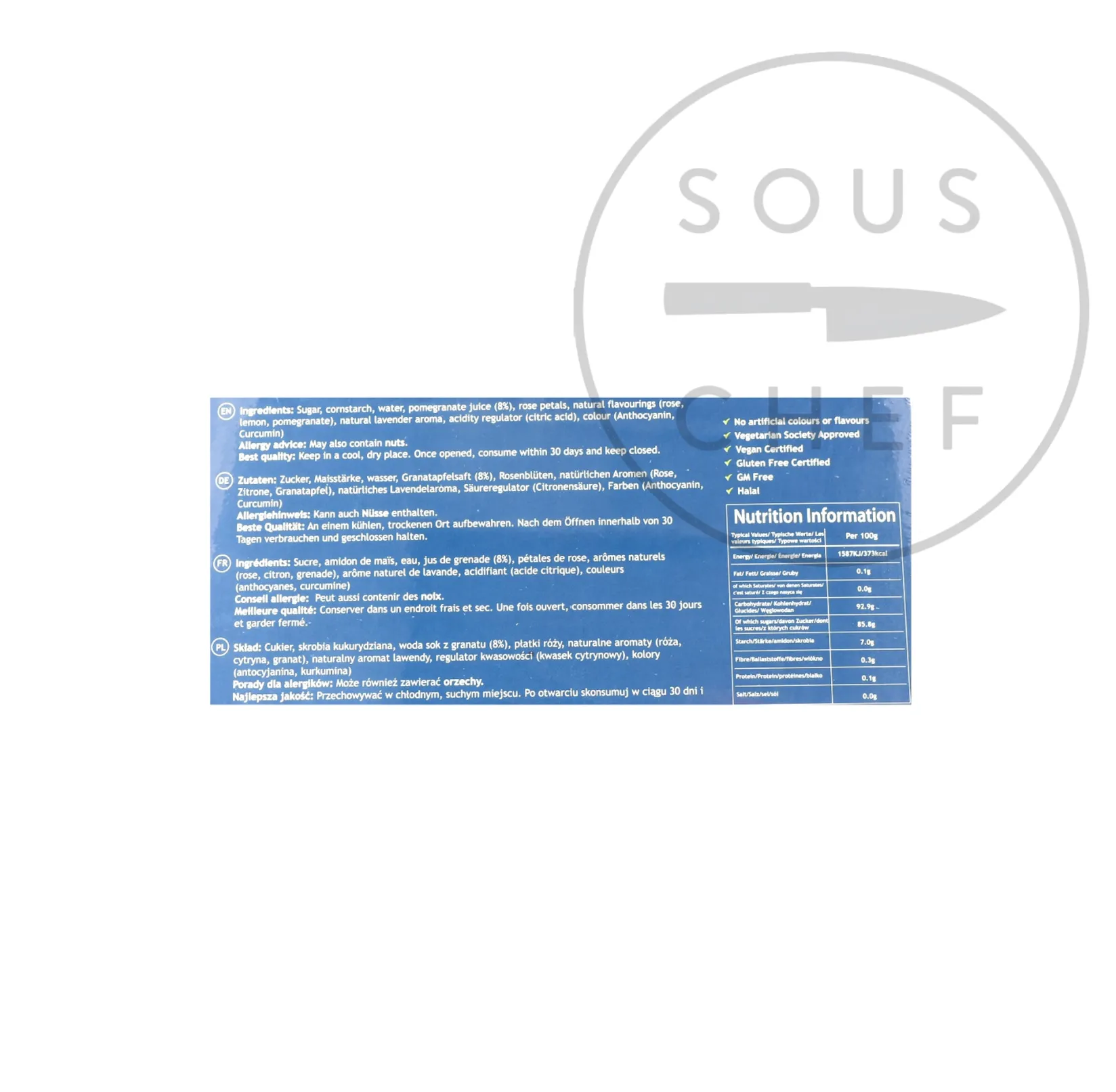 Truede Ingredients Brands|Chocolate & Sweets^Mixed Turkish Delight, 275g