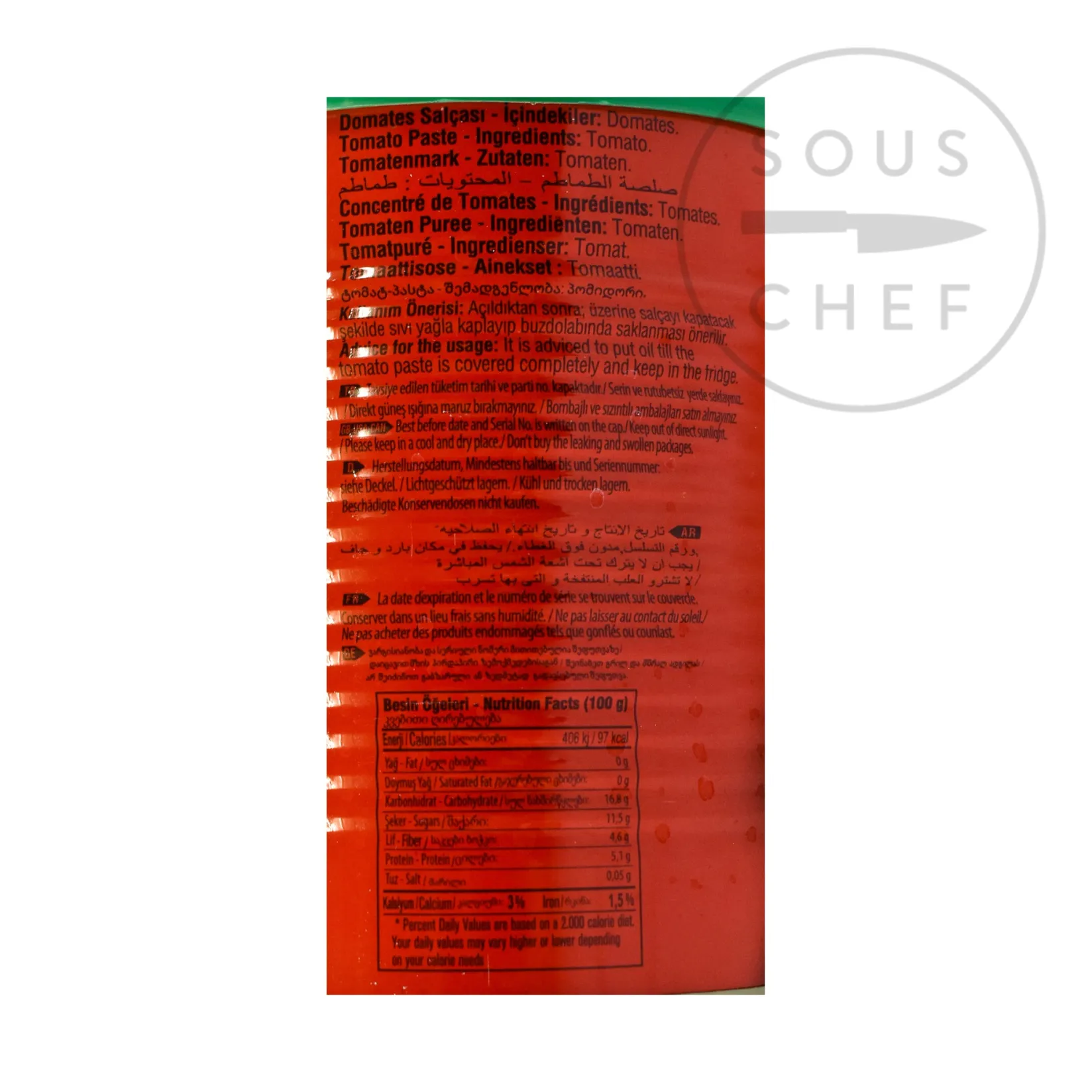 Melis Ingredients Brands|Middle Eastern Ingredients^Turkish Tomato Paste, 830g