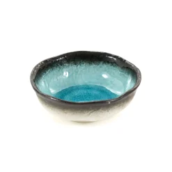 Kiji Stoneware & Ceramics Tableware Brands|Japanese Ingredients^Turquoise Glaze Bowl, 12cm dia x 4cm high