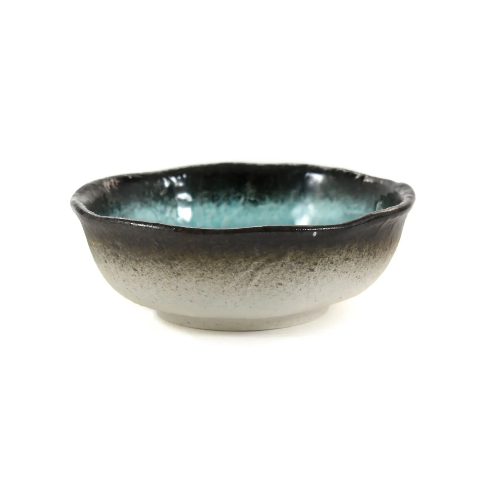 Kiji Stoneware & Ceramics Tableware Brands|Japanese Ingredients^Turquoise Glaze Bowl, 12cm dia x 4cm high