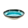 Kiji Stoneware & Ceramics Japanese Ingredients|Japanese Tableware^Turquoise Large Round Dish, 21.5cm dia x 4cm high