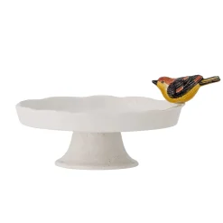 Bloomingville Tableware Brands^Tweet White Stoneware Cake Stand, 19cm