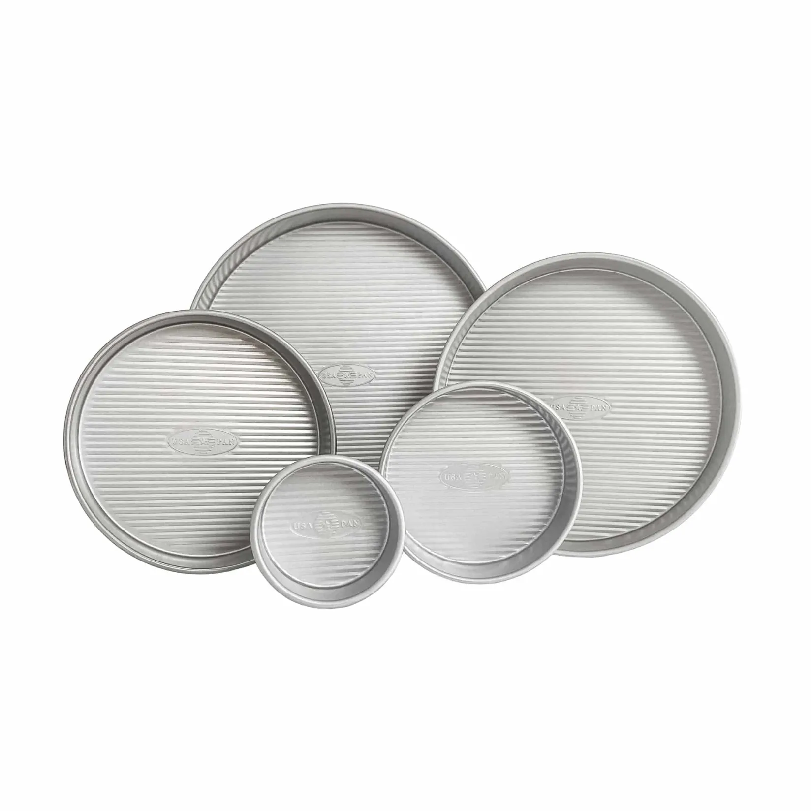 USA Pan Baking Supplies & Equipment^5 Piece Round Cake Pan Set