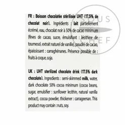 Valrhona Ingredients Brands|French Ingredients^Celaya Liquid Hot Chocolate, 1 litre