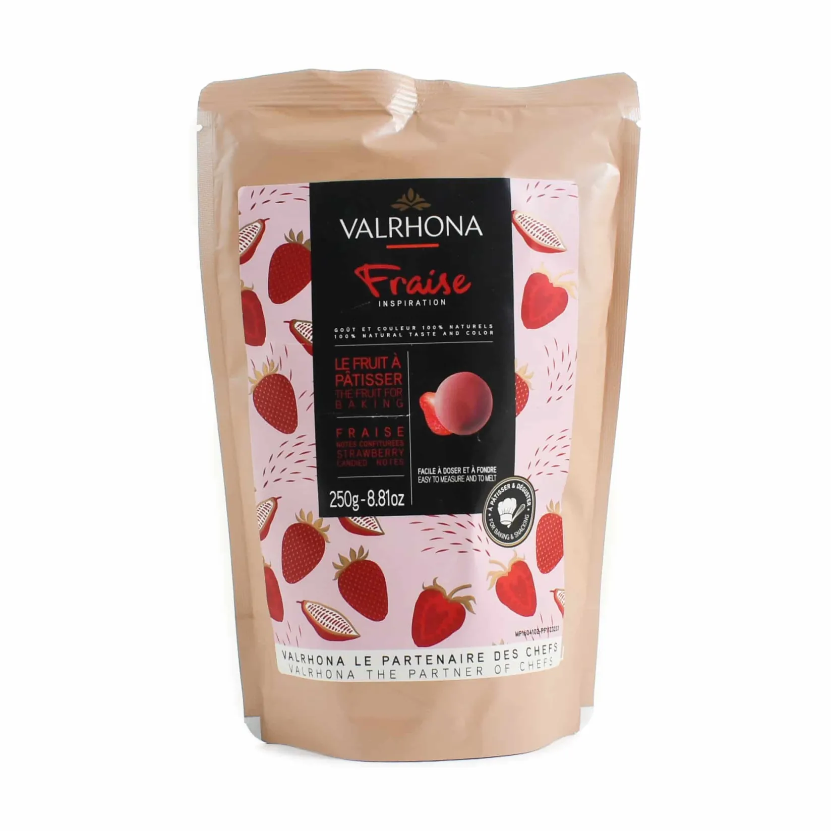Valrhona Ingredients Brands|French Ingredients^Strawberry Inspiration Drops, 250g