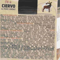 Pate Artesanal Ingredients Brands|Spanish Ingredients^Venison Pate with Pedro Ximenez Wine, 110g