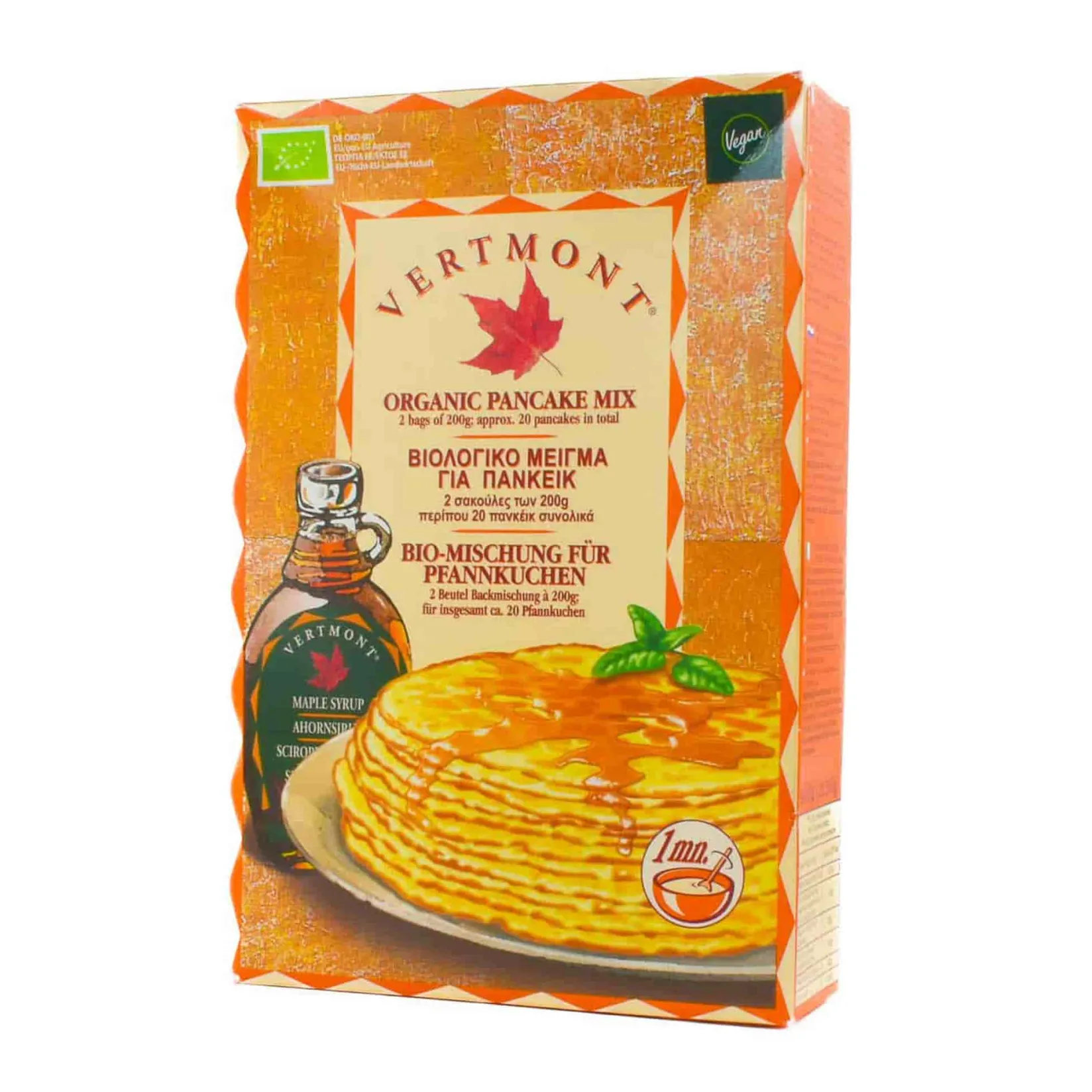 Vertmont Ingredients Brands|American Ingredients^Organic Pancake Mix, 400g