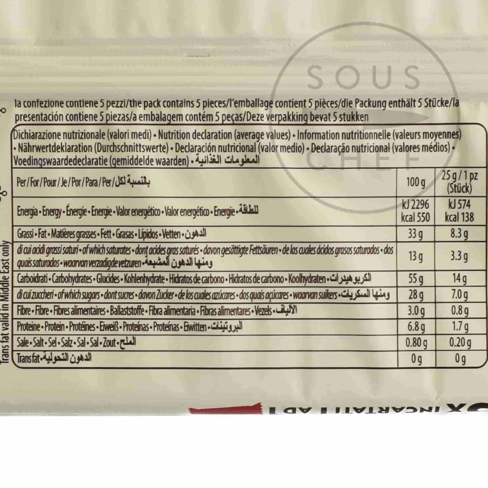 Vincenzi SPA Ingredients Brands|Cakes & Bakery^Vicenzi Puff Pastry with Hazelnut Cream, 125g