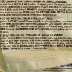 Vincenzi SPA Ingredients Brands|Cakes & Bakery^Vicenzi Puff Pastry with Hazelnut Cream, 125g