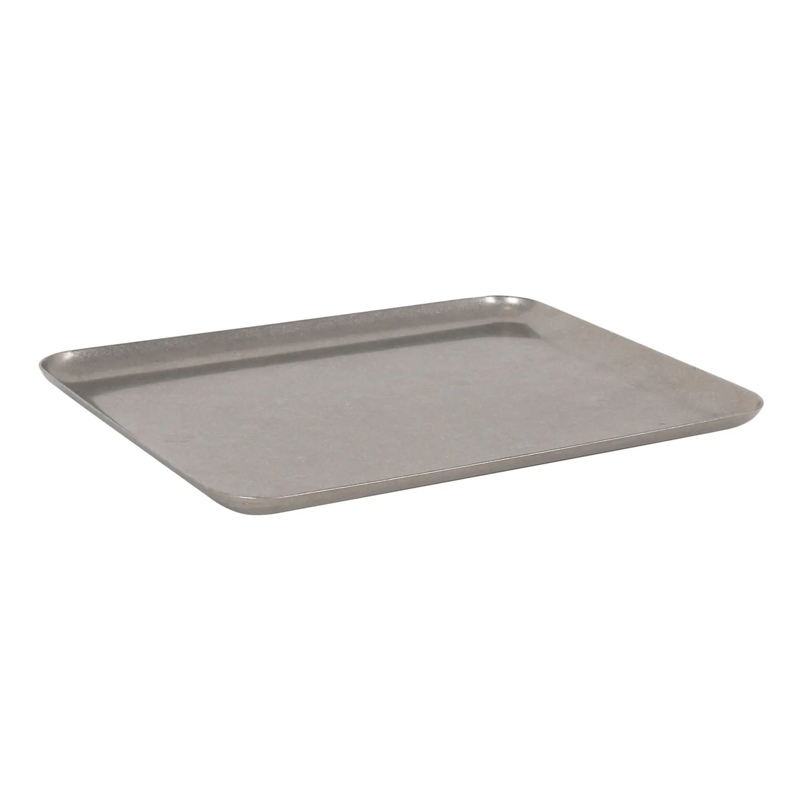 Vintage Tableware Brands^Style Stainless Steel Rectangular Serving Tray, 20.5x15.5cm