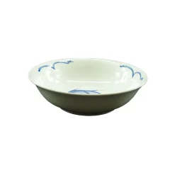 Chinese Tableware Chinese Ingredients|Crockery & Dinnerware^White & Blue Carp Soup Bowl