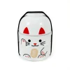 Hakoya Tableware Brands|Japanese Ingredients^White Manekineko Bento Box, 640ml
