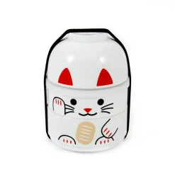 Hakoya Tableware Brands|Japanese Ingredients^White Manekineko Bento Box, 640ml