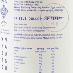 White Mausu Sauces & Condiments|Ingredients Brands^Smoky Chilli Oil, 240g