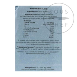 Suma Ingredients Brands|African Ingredients^Wholegrain Brown Teff Flour, 500g