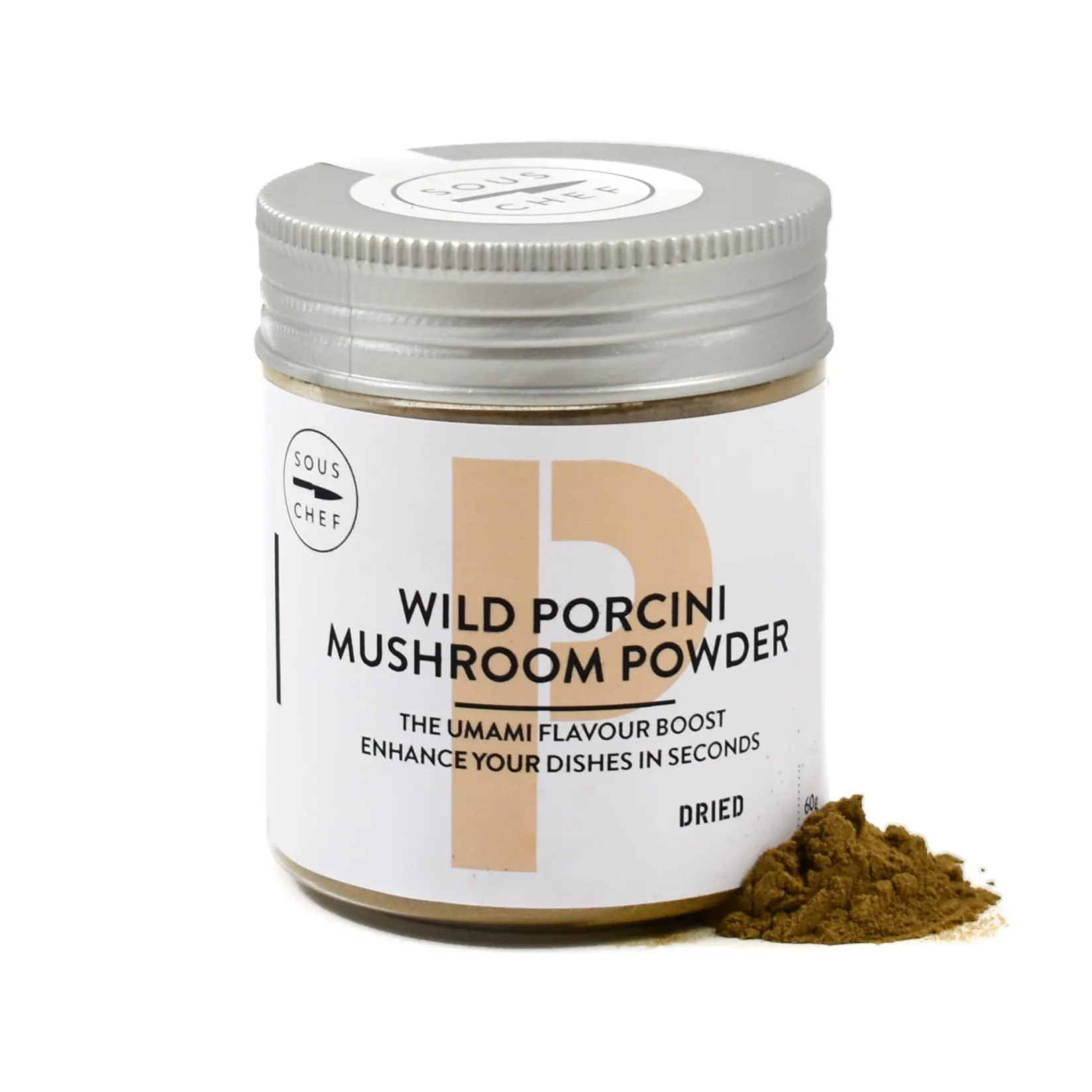 Sous Chef Italian Ingredients|French Ingredients^Wild Porcini Mushroom Powder, 60g