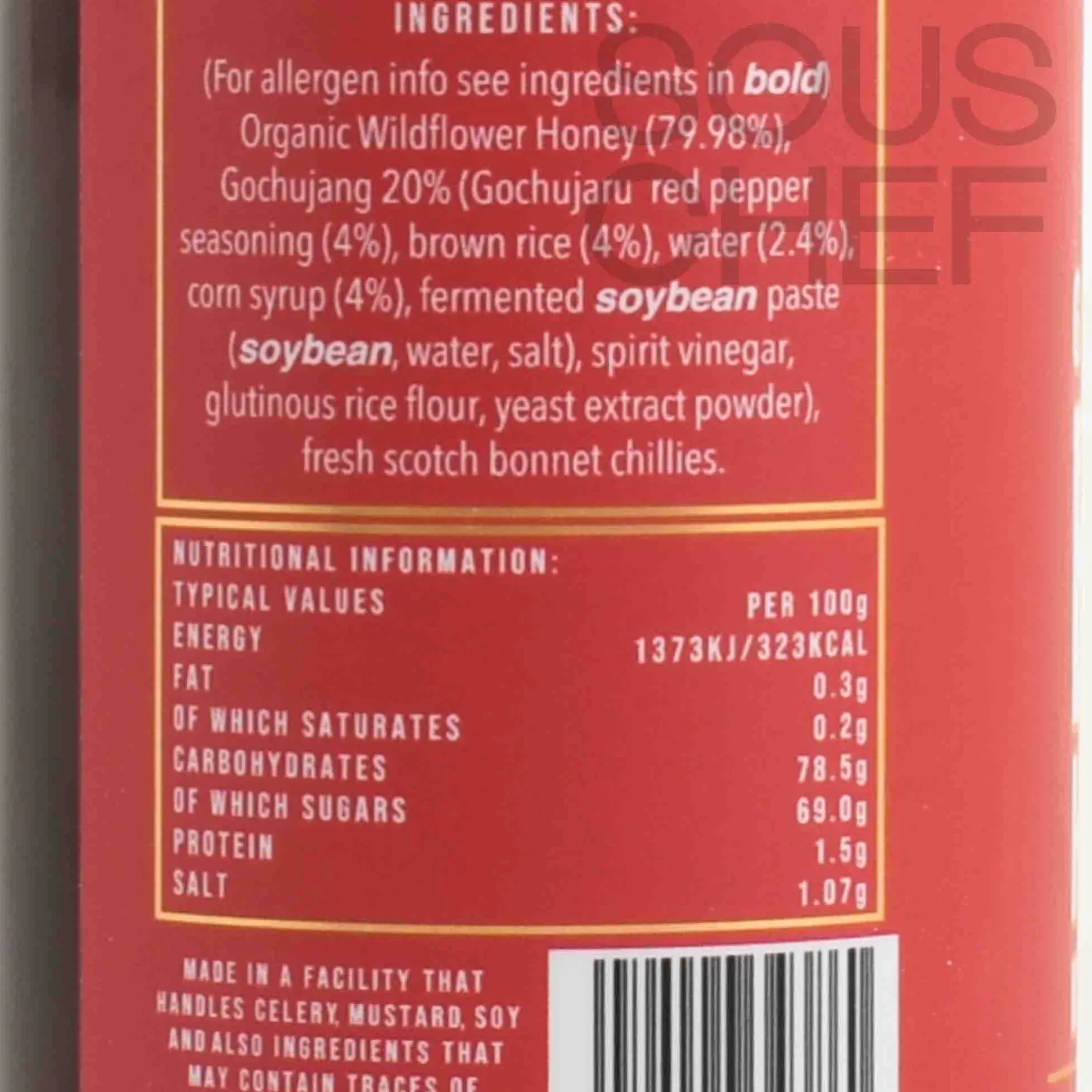 Wilderbee Jam, Honey & Spreads|Ingredients Brands^Gochujang Hot Honey, 350g