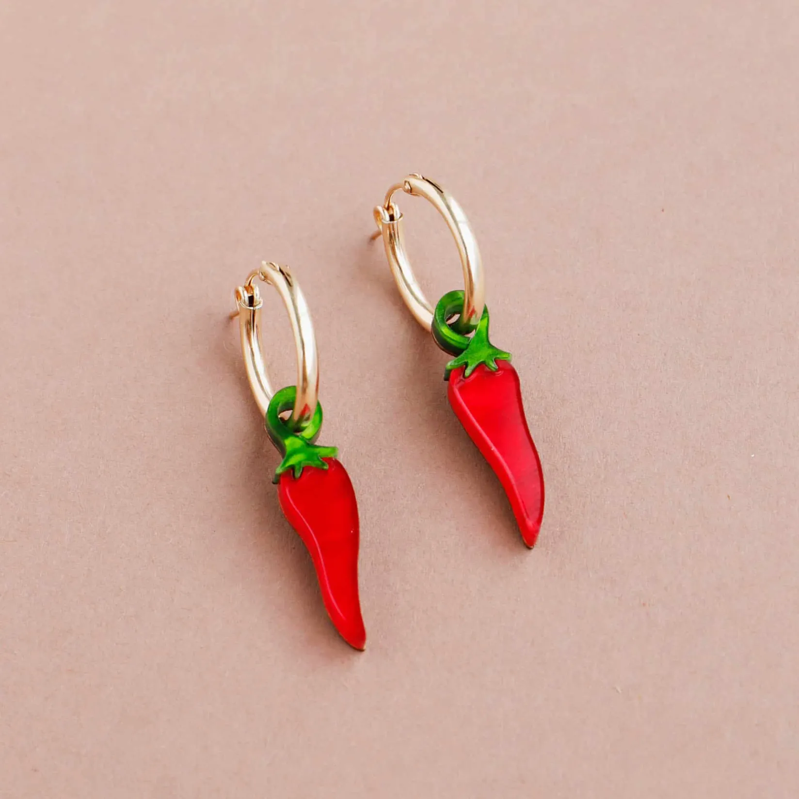 Wolf & Moon Tableware Brands^Chilli Pepper Hoop Earrings