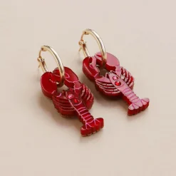 Wolf & Moon Tableware Brands^Lobster Hoop Earrings