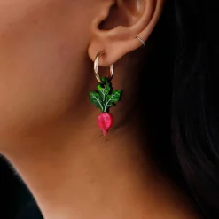 Wolf & Moon Tableware Brands^Radish Hoop Earrings