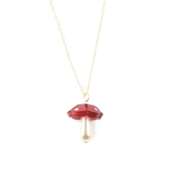 Wolf & Moon Tableware Brands^Red Mushroom Necklace