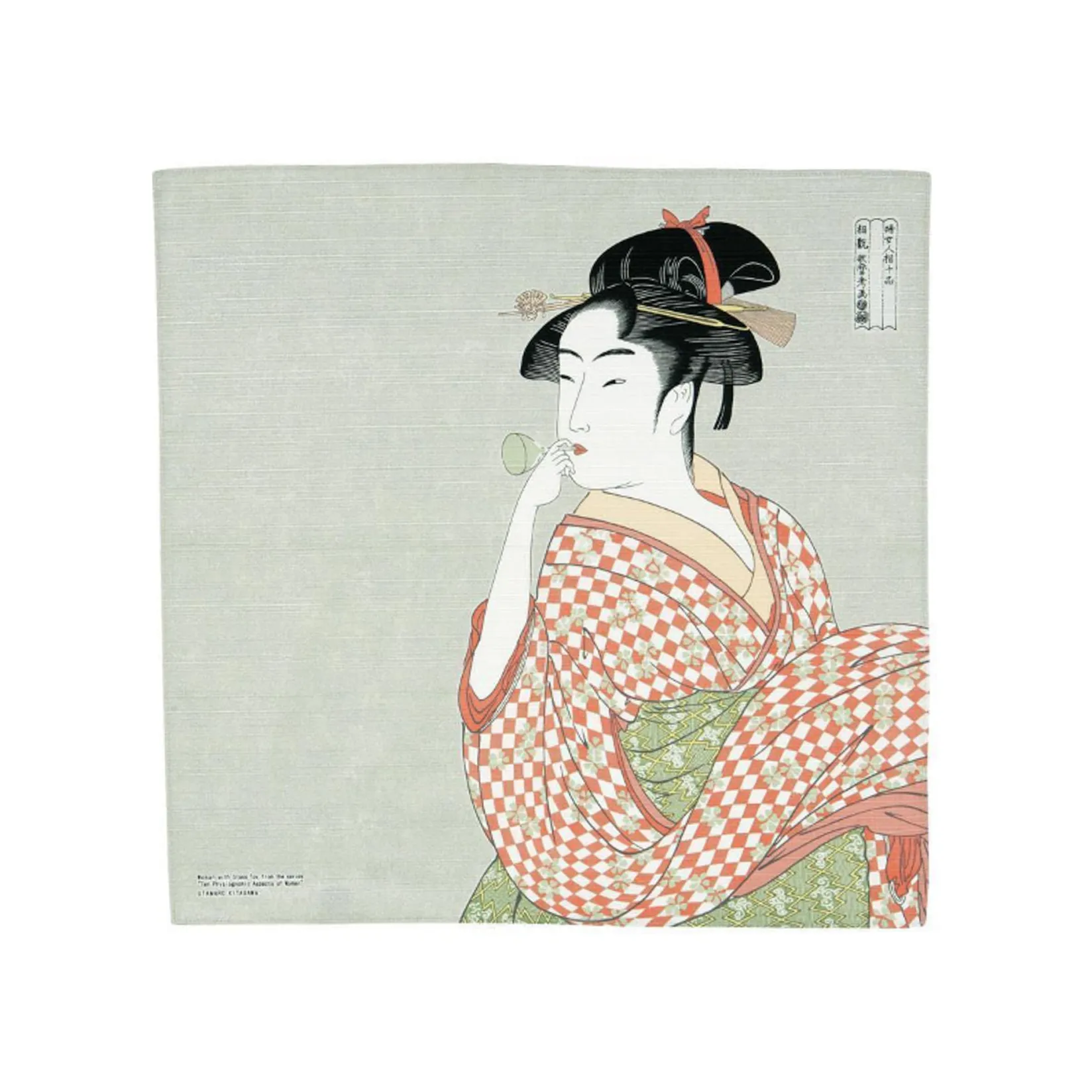 Yamada Seni Japanese Ingredients|Japanese Tableware^Woman Print Furoshiki Wrapping Cloth