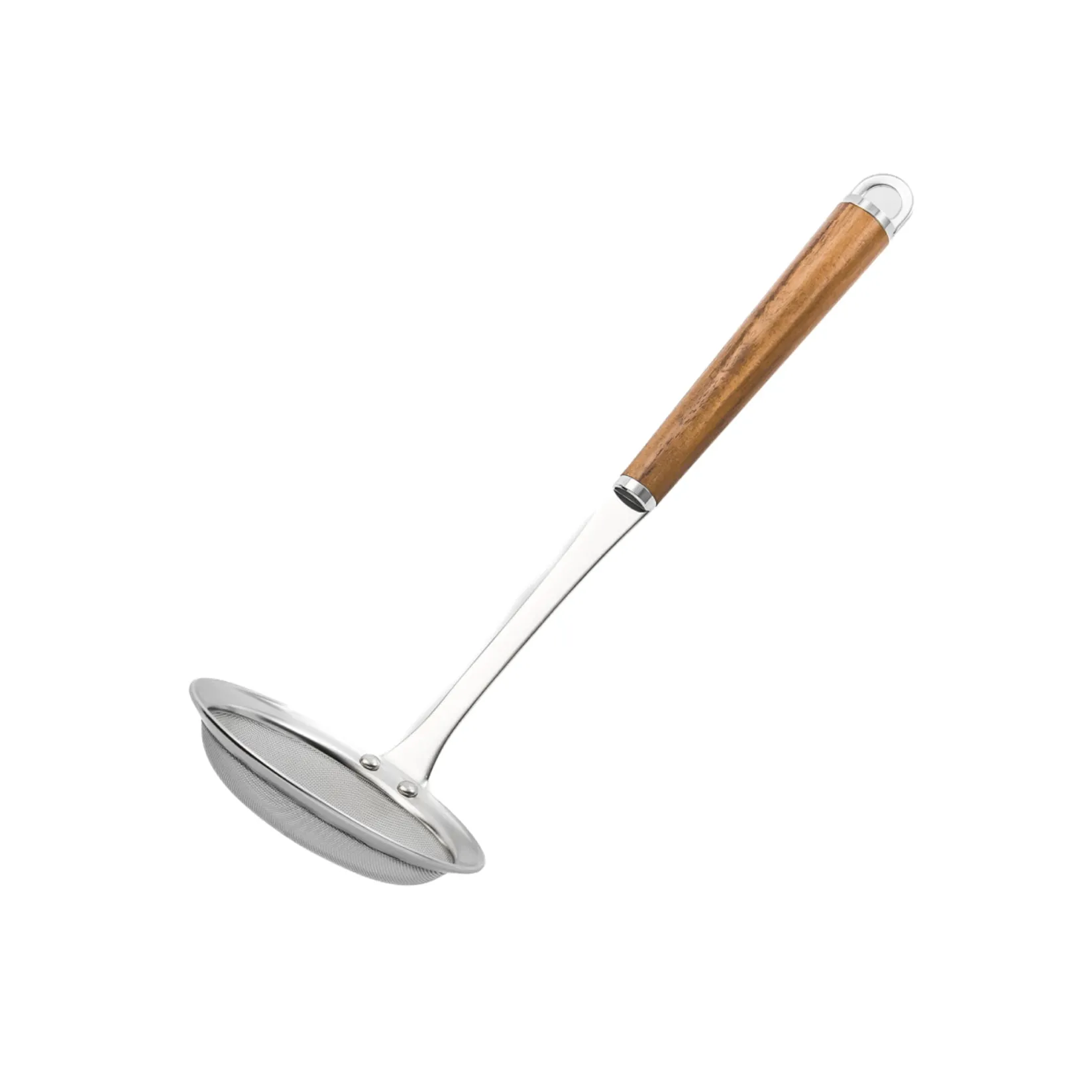 Suncraft Kitchen Tools & Utensils^Wood Handle Stainless Steel Fine Mesh Skimmer