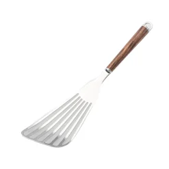 Suncraft Kitchen Tools & Utensils^Wood Handle Stainless Steel Slotted Spatula