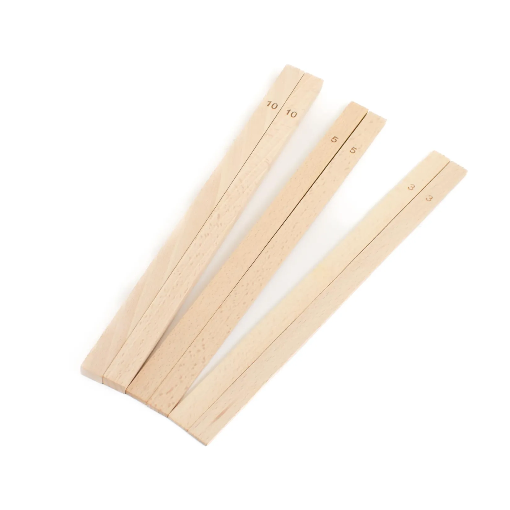 Springerle & Co Baking Supplies & Equipment^Wooden Rollling Pin Guides, Set of 6, 35cm