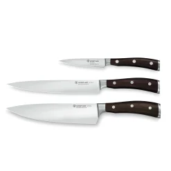 Wusthof Kitchen Knives^Ikon 3 Piece Knife Set